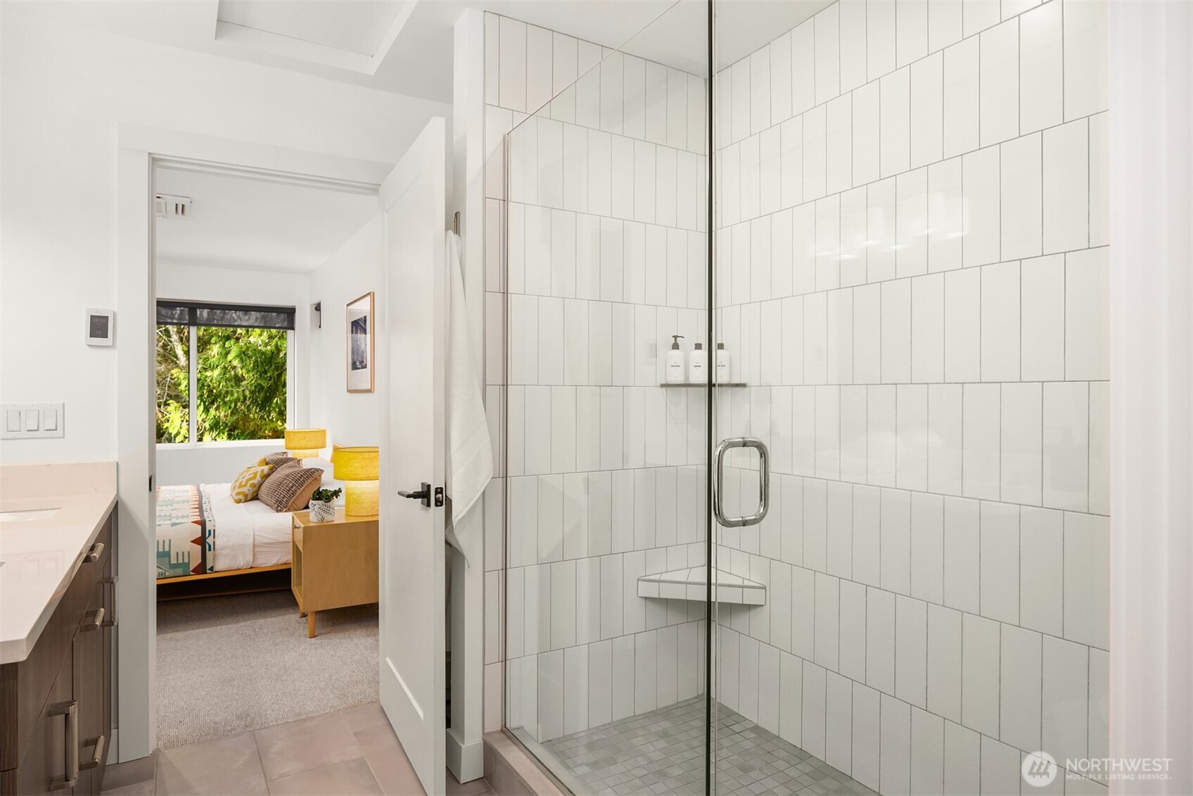 13532 Phelps Road Northeast Bainbridge Island, WA 98110 - Photo 28 of 35 a en suite bathroom with a shower