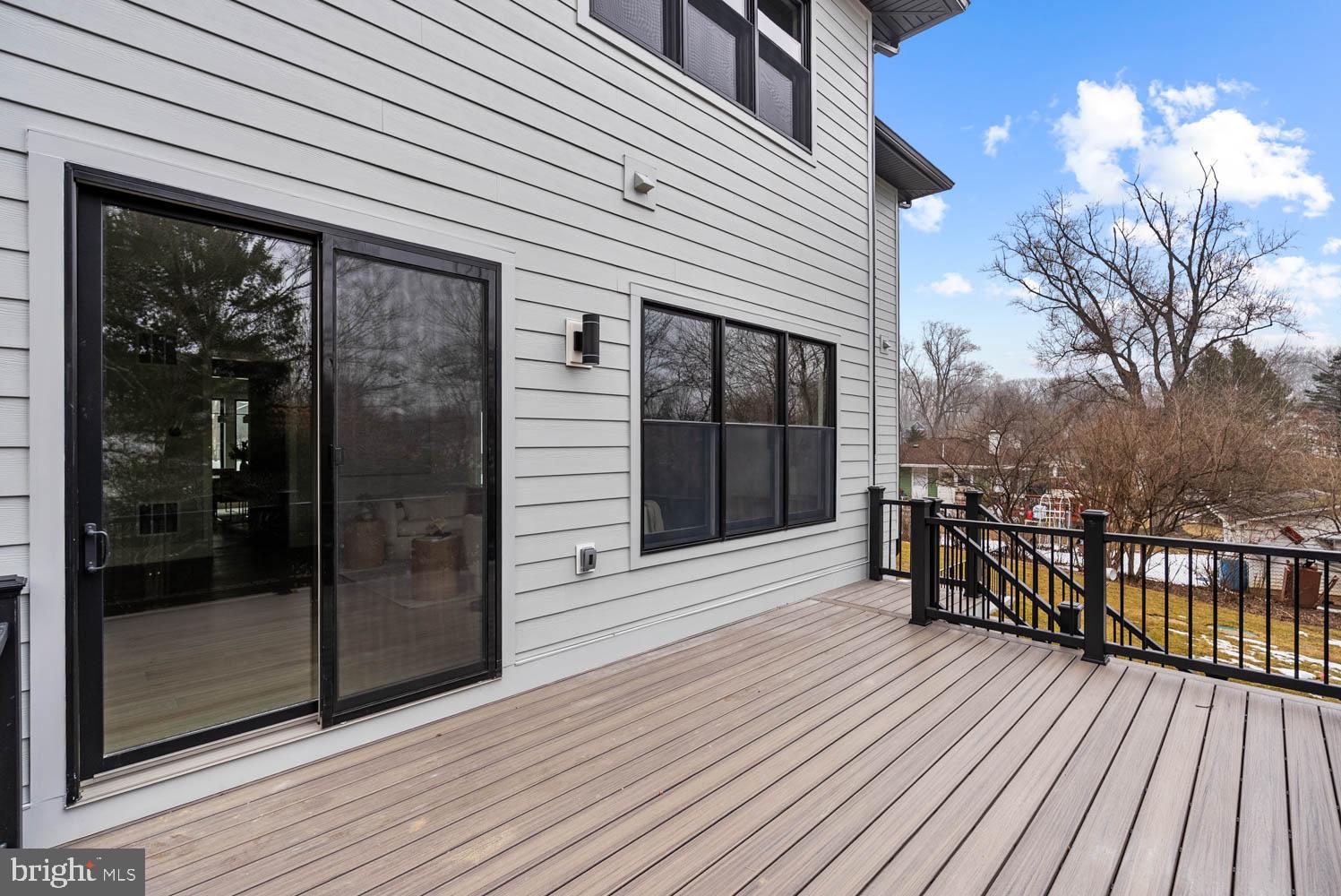 402 Marshall Road Southwest Vienna, VA 22180 - Photo 74 of 78 a view of a balcony with dining area