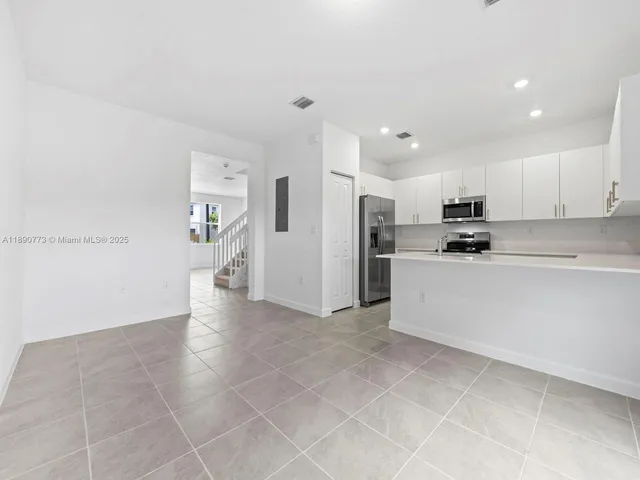 a view of a kitchen with an oven