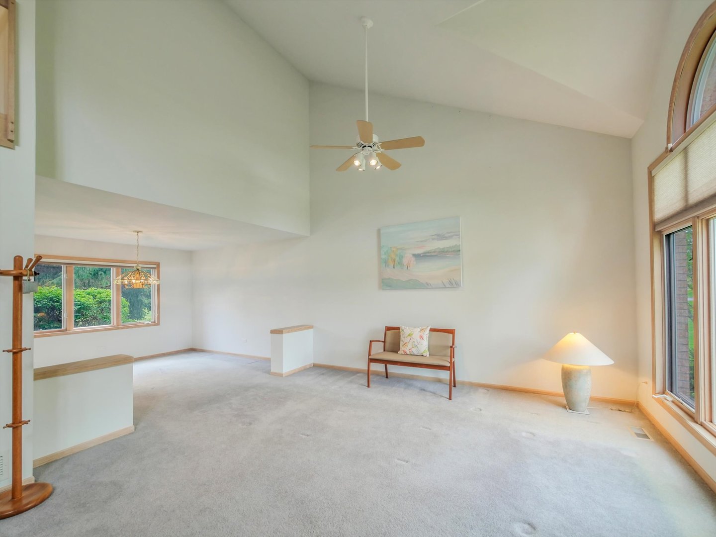 1515 Pine Street Spring Grove, IL 60081 - Photo 15 of 38 a view of a livingroom with furniture and a ceiling fan