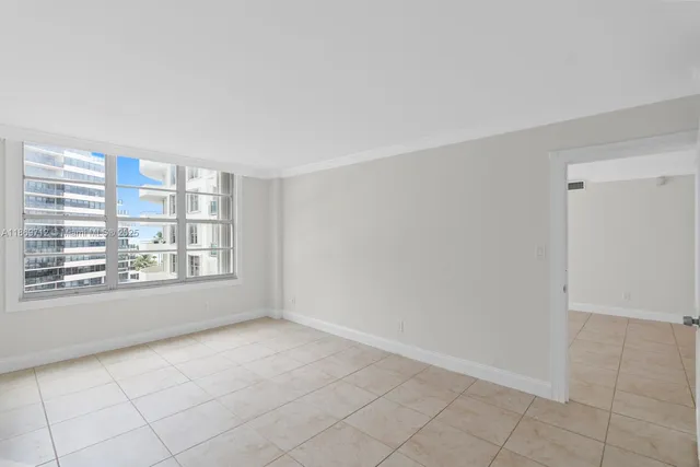 a view of an empty room