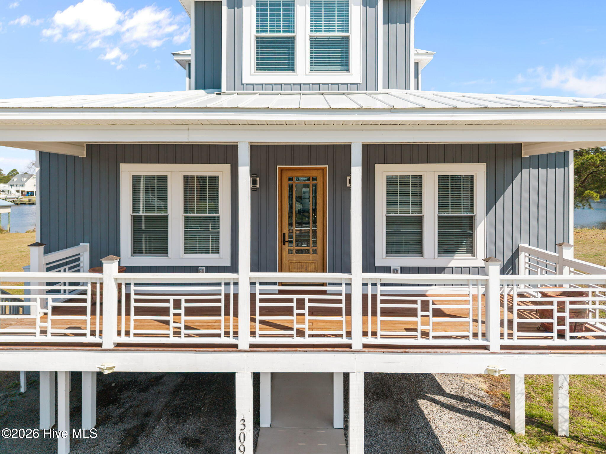 3093 Whichards Beach Road Chocowinity, NC 27817 - Photo 5 of 53 Large Porch and Statement Front Door