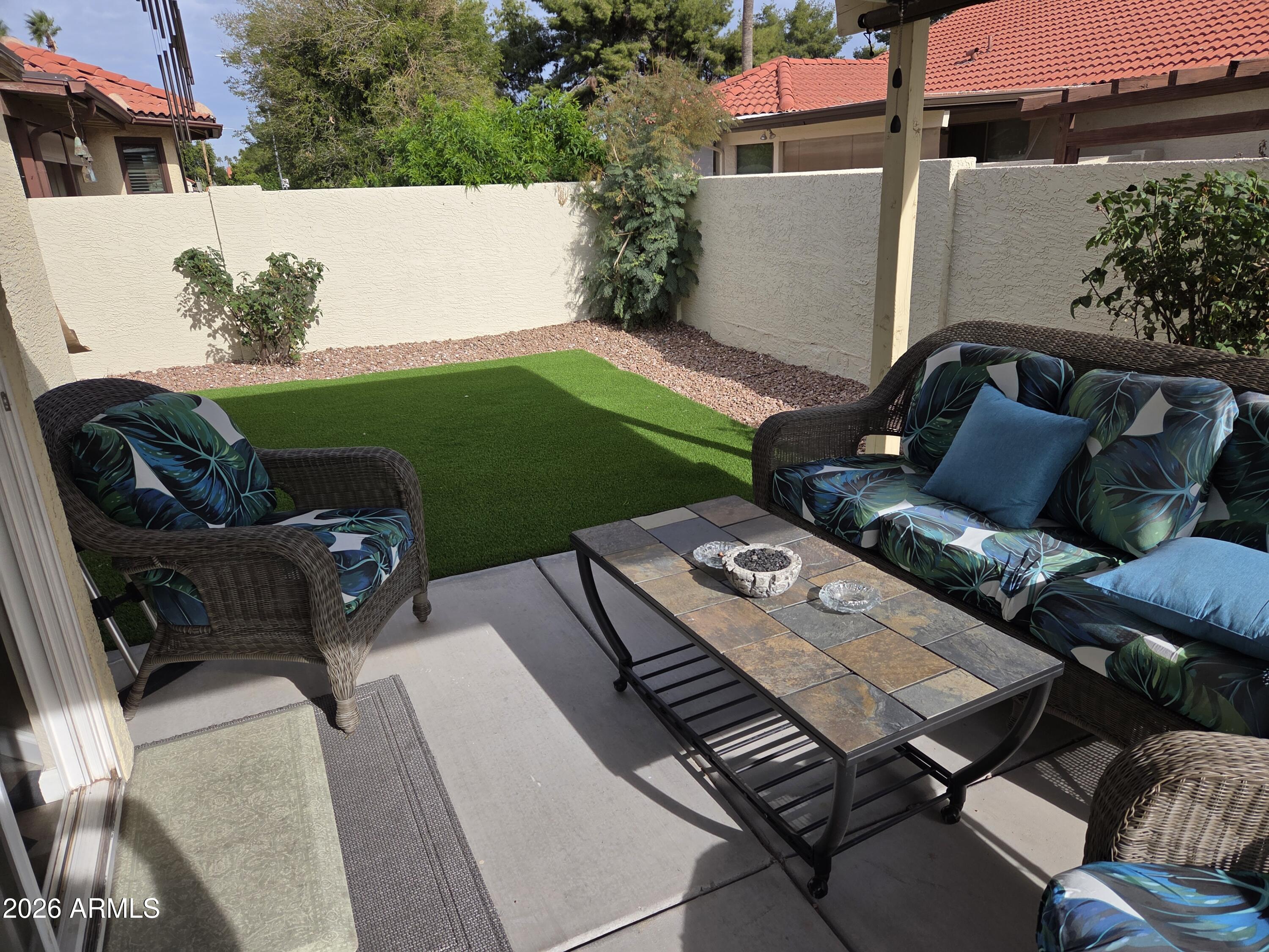 542 South Higley Road, Unit 53 Mesa, AZ 85206 - Photo 22 of 23 Delightful patio