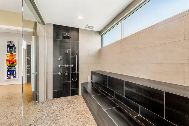 a outdoor space with patio lots of furniture