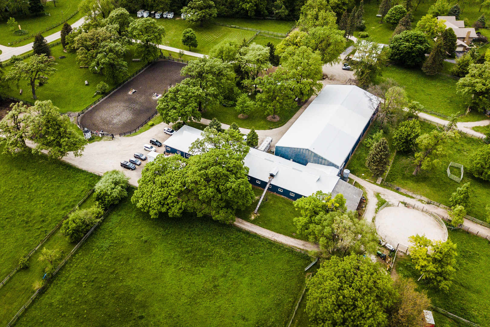 3S559 Norris Road Sugar Grove, IL 60554 - Photo 29 of 30 an aerial view of a house with a yard lawn chairs and swimming pool