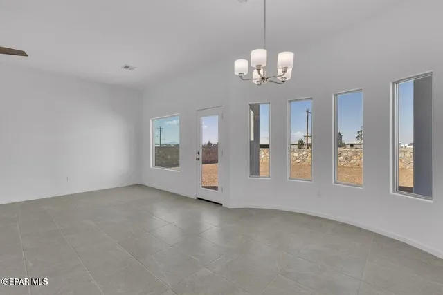 a view of an empty room