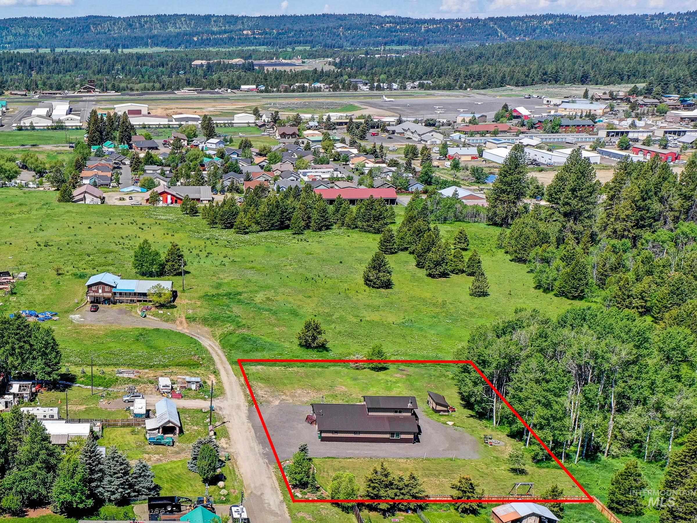 304 Samson Court, Unit 656 McCall, ID 83638 - Photo 29 of 29 Aerial view of property's location with property parcel outlined