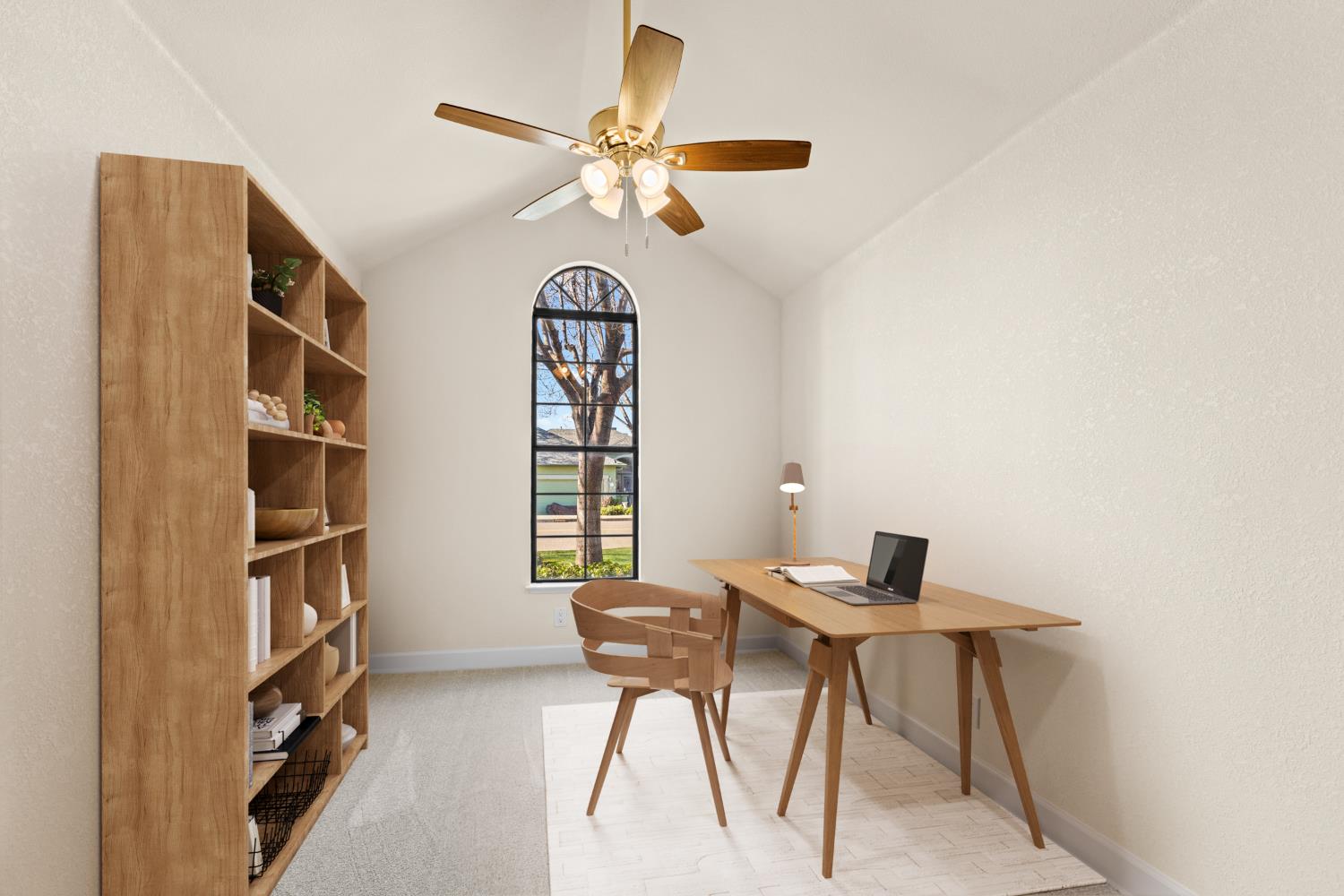 140 Hillside Place Jackson, CA 95642 - Photo 5 of 39 4TH BEDROOM/OFFICE/ ART STUDIO. STAGED WITH AI