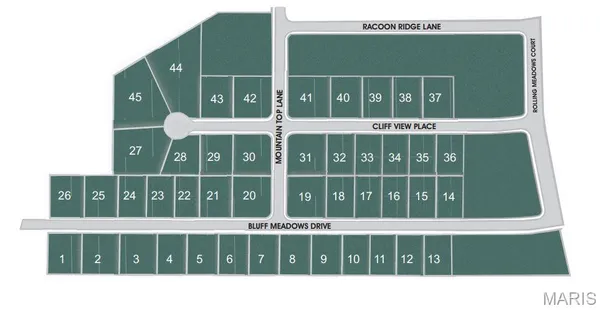 $36,500 | 435 Bluff Meadows Drive, Valmeyer, IL 62295