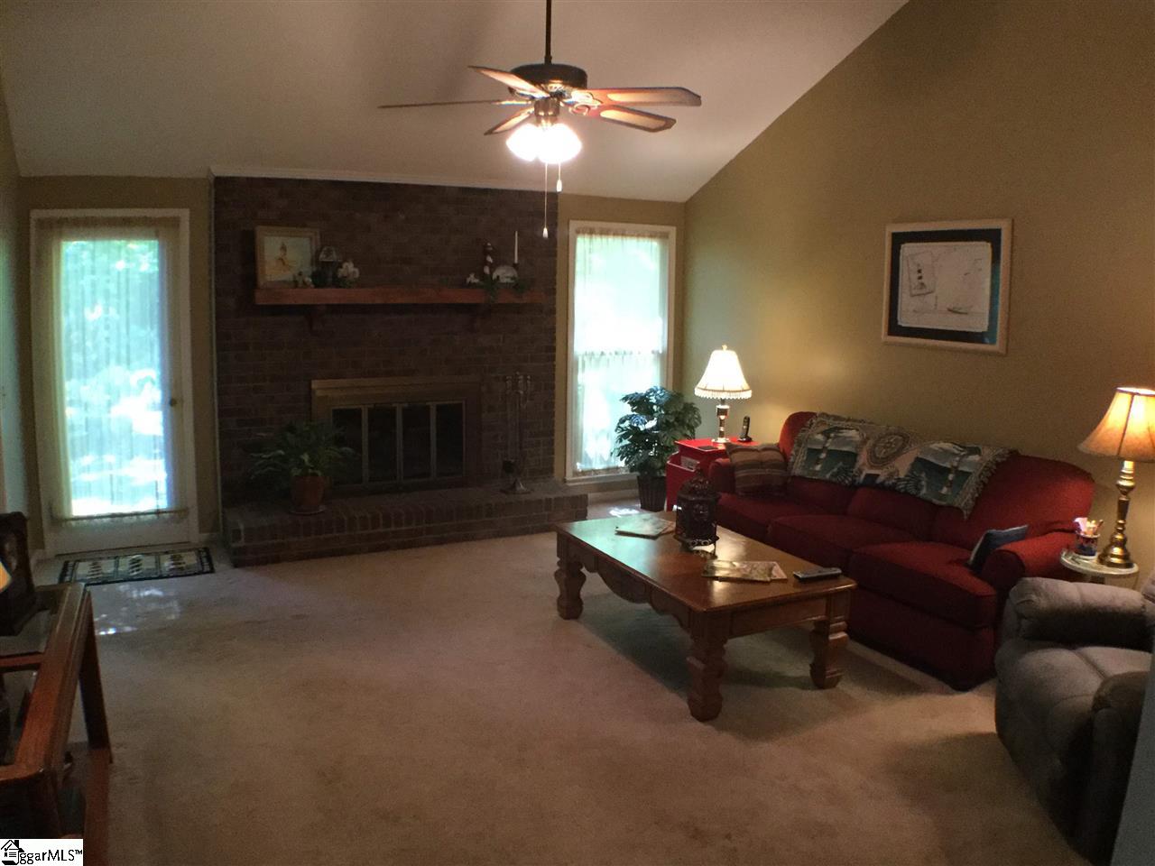 303 Hunters Hill Road Simpsonville, SC 29680 - Photo 14 of 36 Wood Burning Fireplace. Vaulted Ceilings