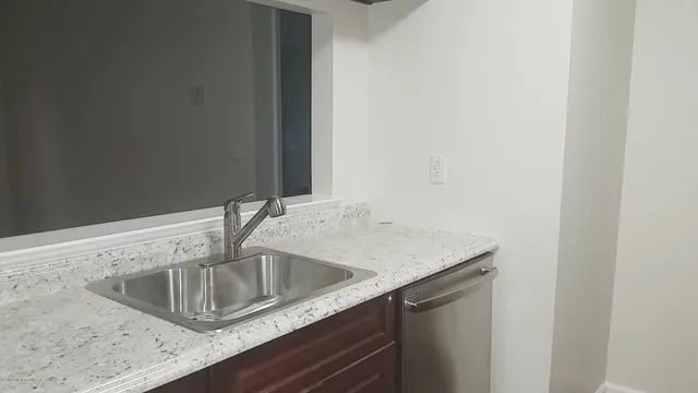 a close view of sink and tap