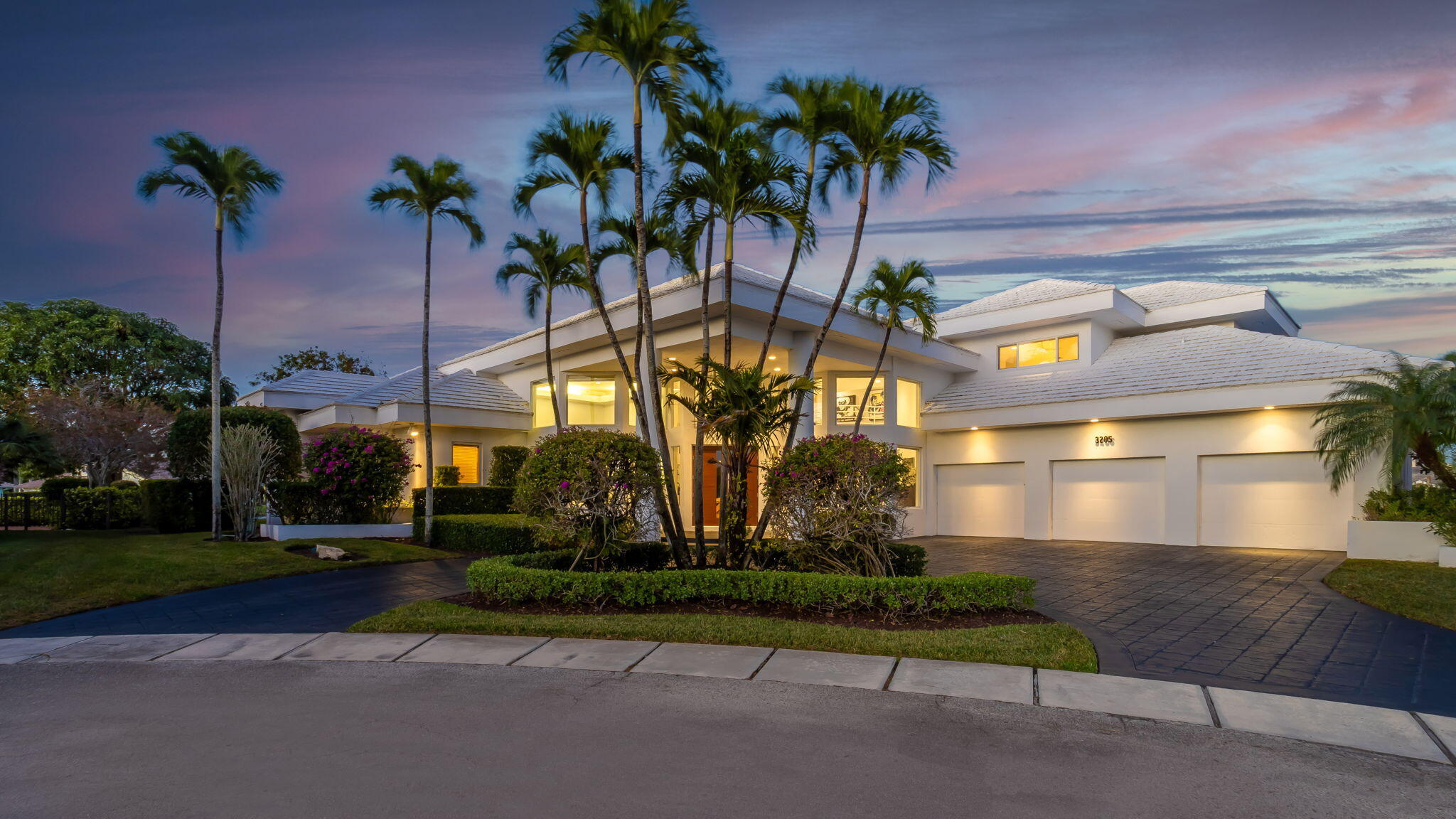 3205 St Charles Place Boca Raton, FL 33434 - Photo 18 of 84 Twilight front elevation