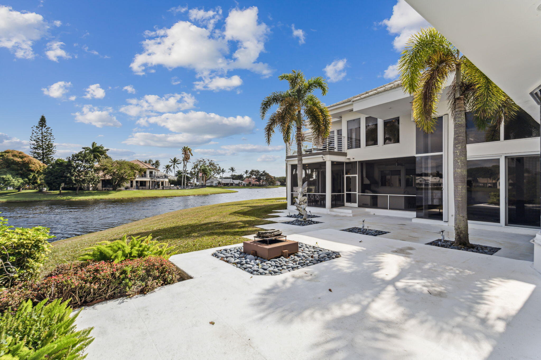 3205 St Charles Place Boca Raton, FL 33434 - Photo 64 of 84 Patio with fire-it