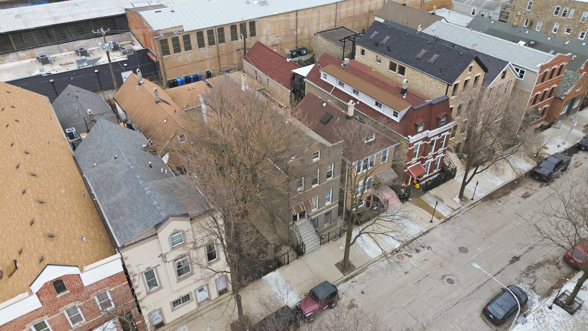 1852 West 17th Street Chicago, IL 60608 - Photo 8 of 19 an aerial view of a house with a yard
