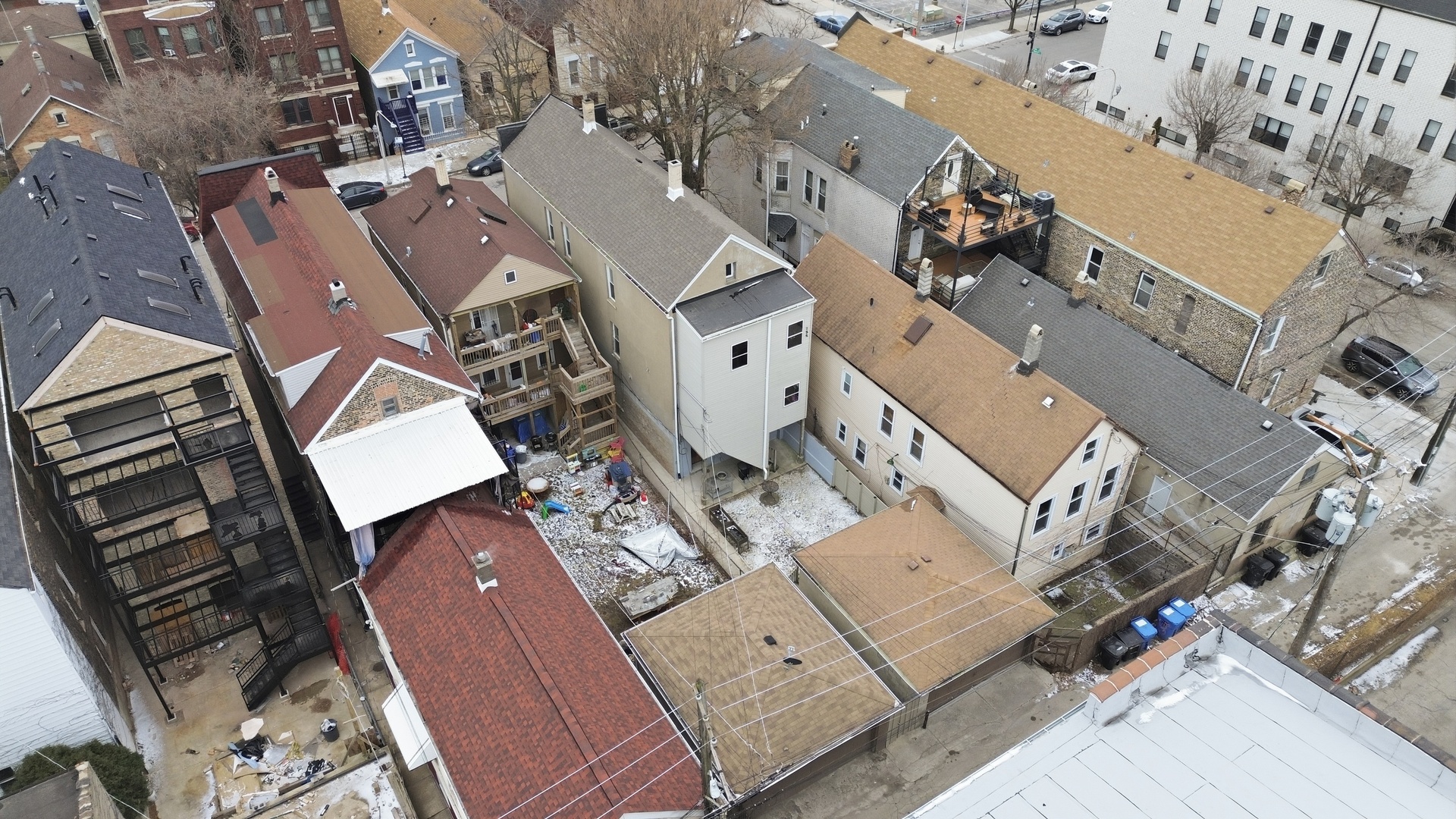 1852 West 17th Street Chicago, IL 60608 - Photo 9 of 19 an aerial view of a house