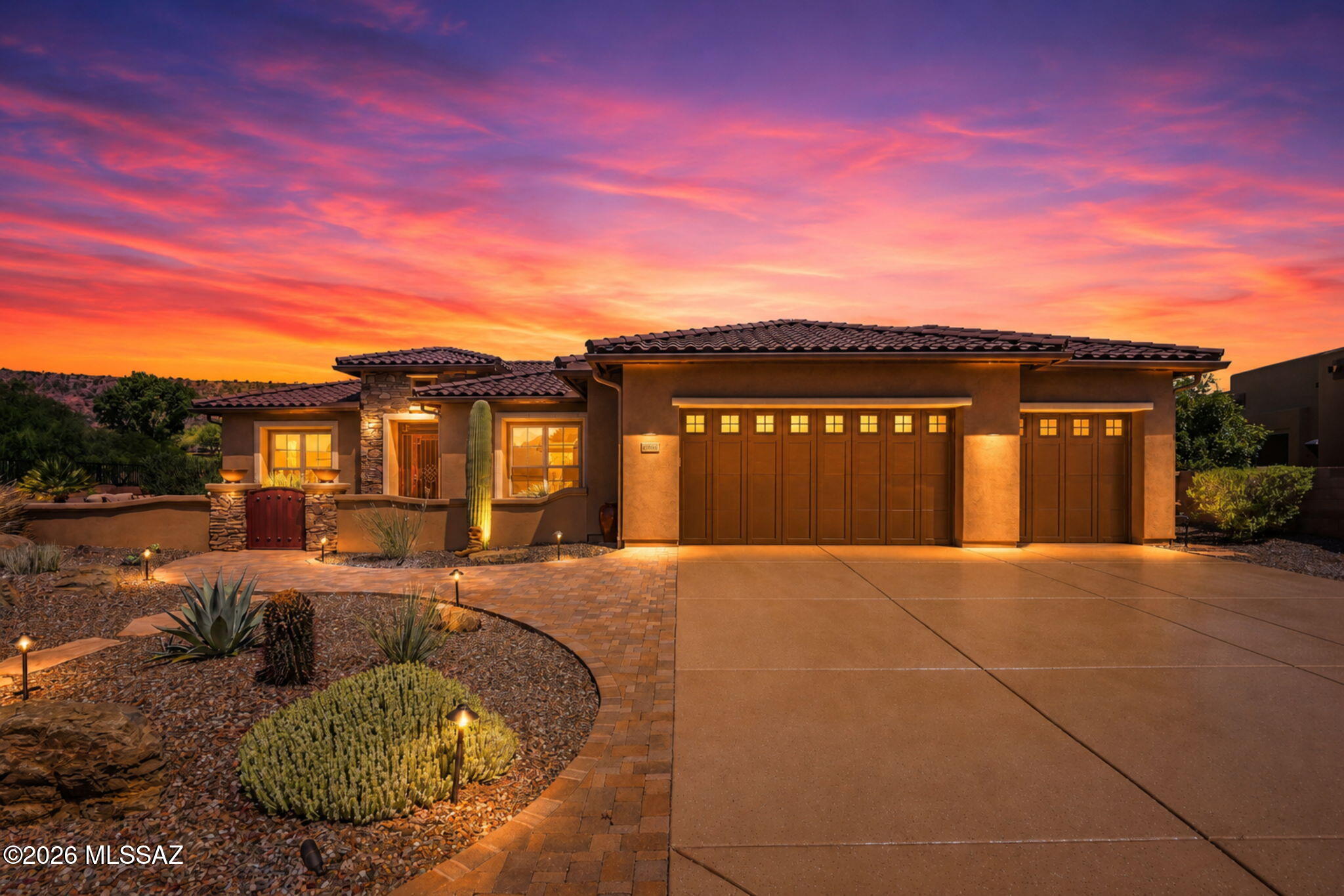 66162 East Box Elder Road Tucson, AZ 85739 - Photo 42 of 42 Virtual Twilight