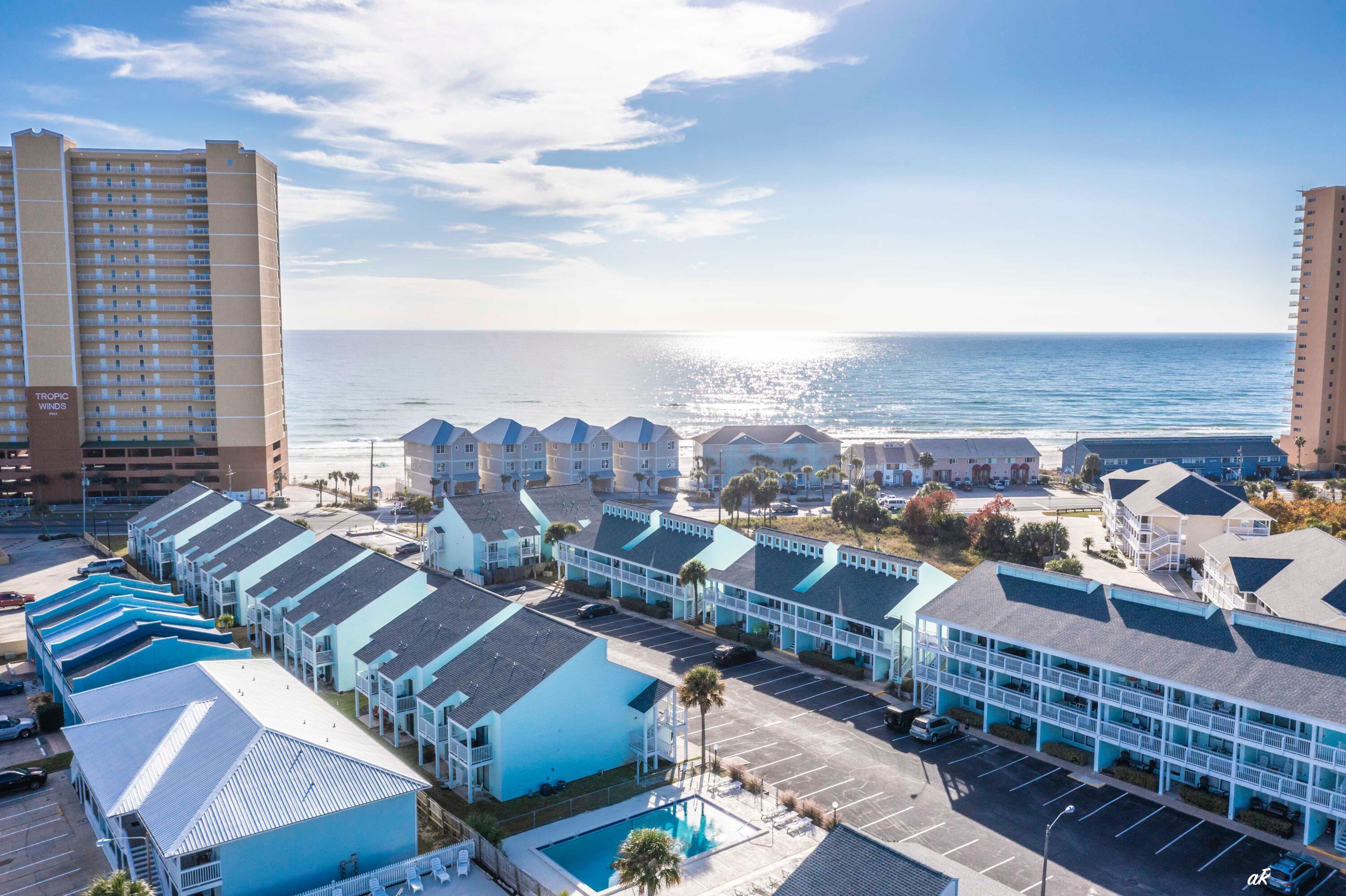 17670 Front Beach Road, Unit D1 Panama City Beach, FL 32413 - Photo 19 of 22 Drone view of Condo