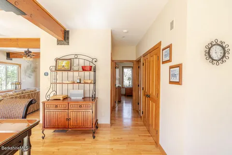 a view of livingroom with furniture and wooden floor