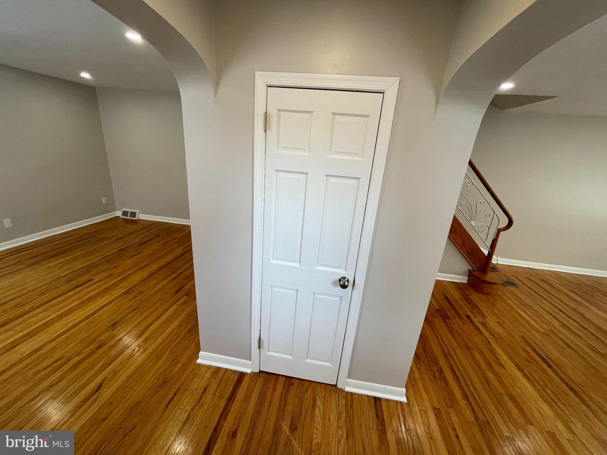 Inviting entryway with warm tones.