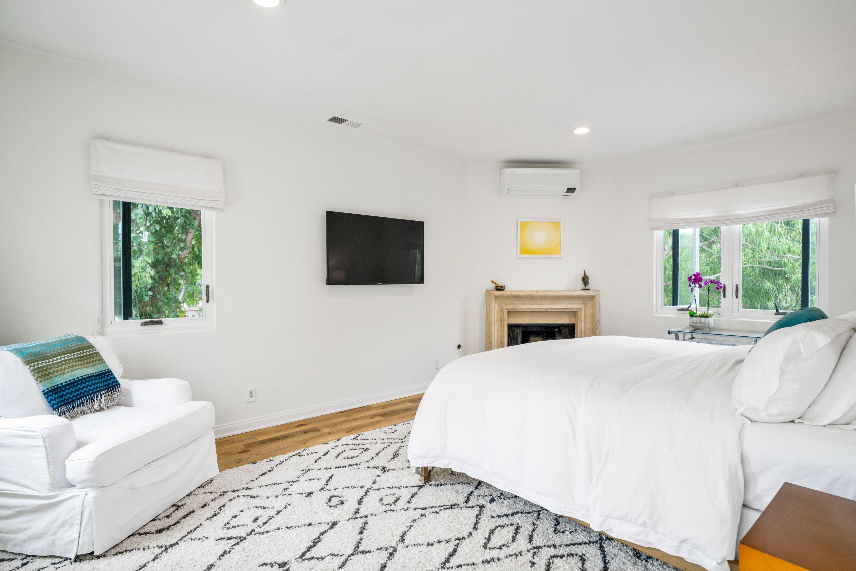 81 Depot Road Santa Barbara, CA 93108 - Photo 13 of 21 a bedroom with a bed and a window