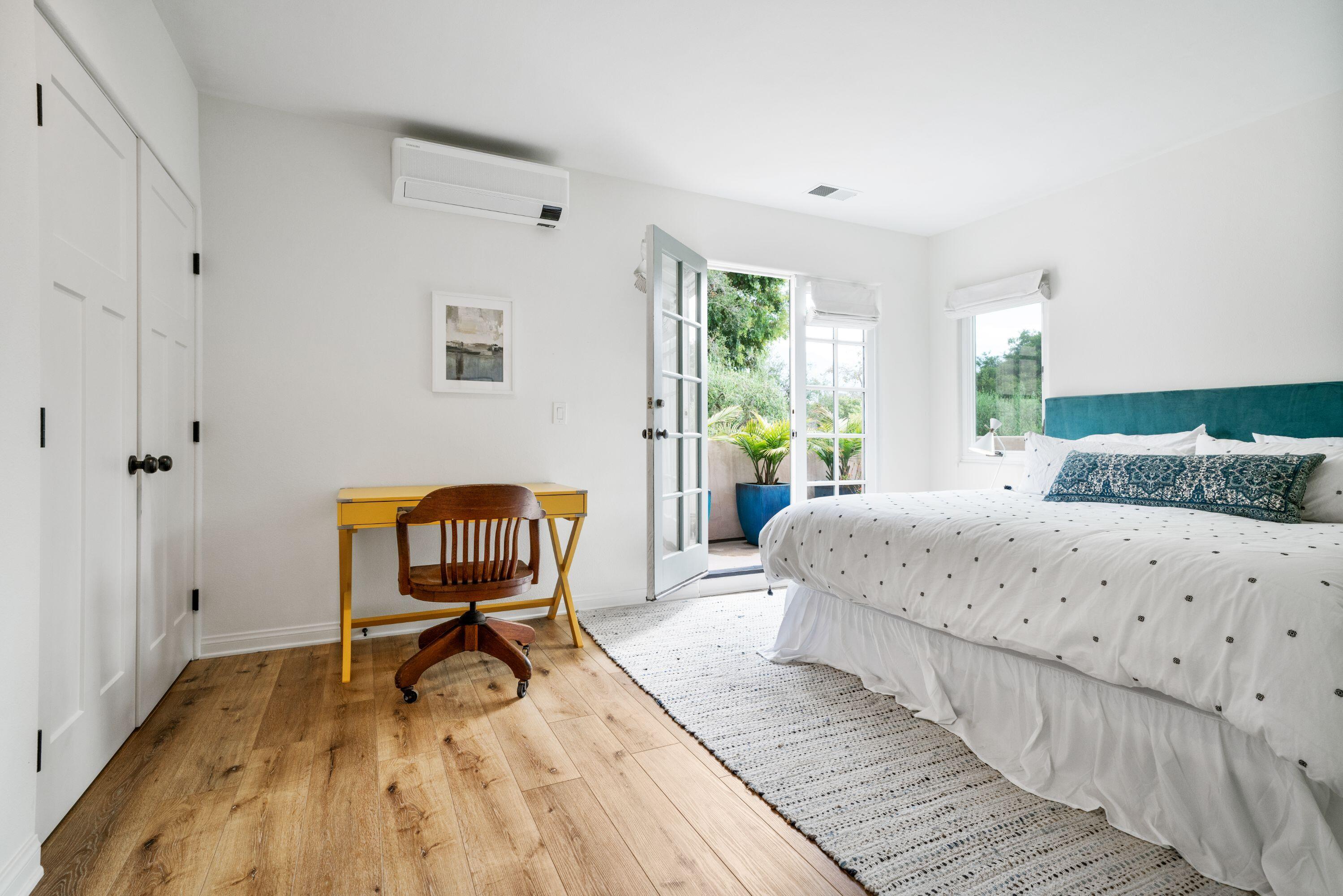 81 Depot Road Santa Barbara, CA 93108 - Photo 16 of 21 a bedroom with a bed and a window