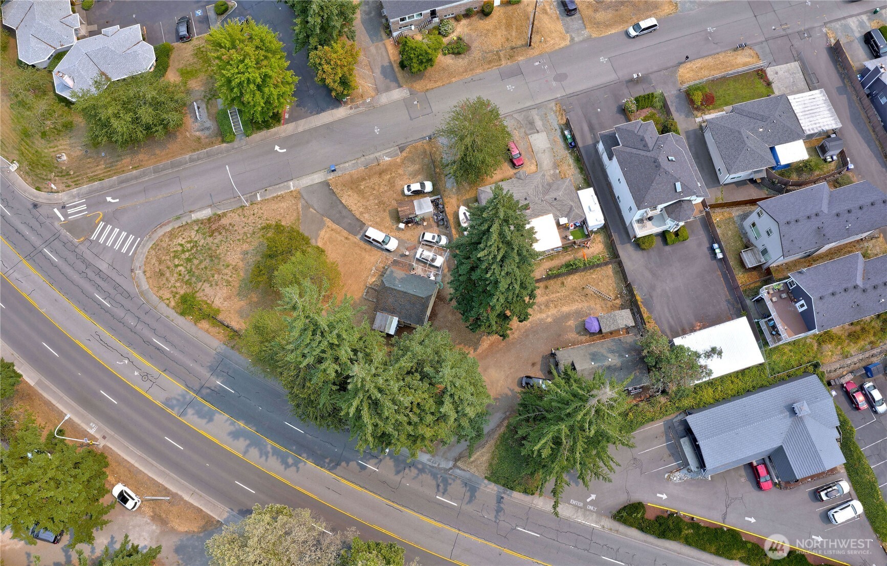 1409 Monroe Avenue Northeast Renton, WA 98056 - Photo 14 of 17 an aerial view of a house with a yard
