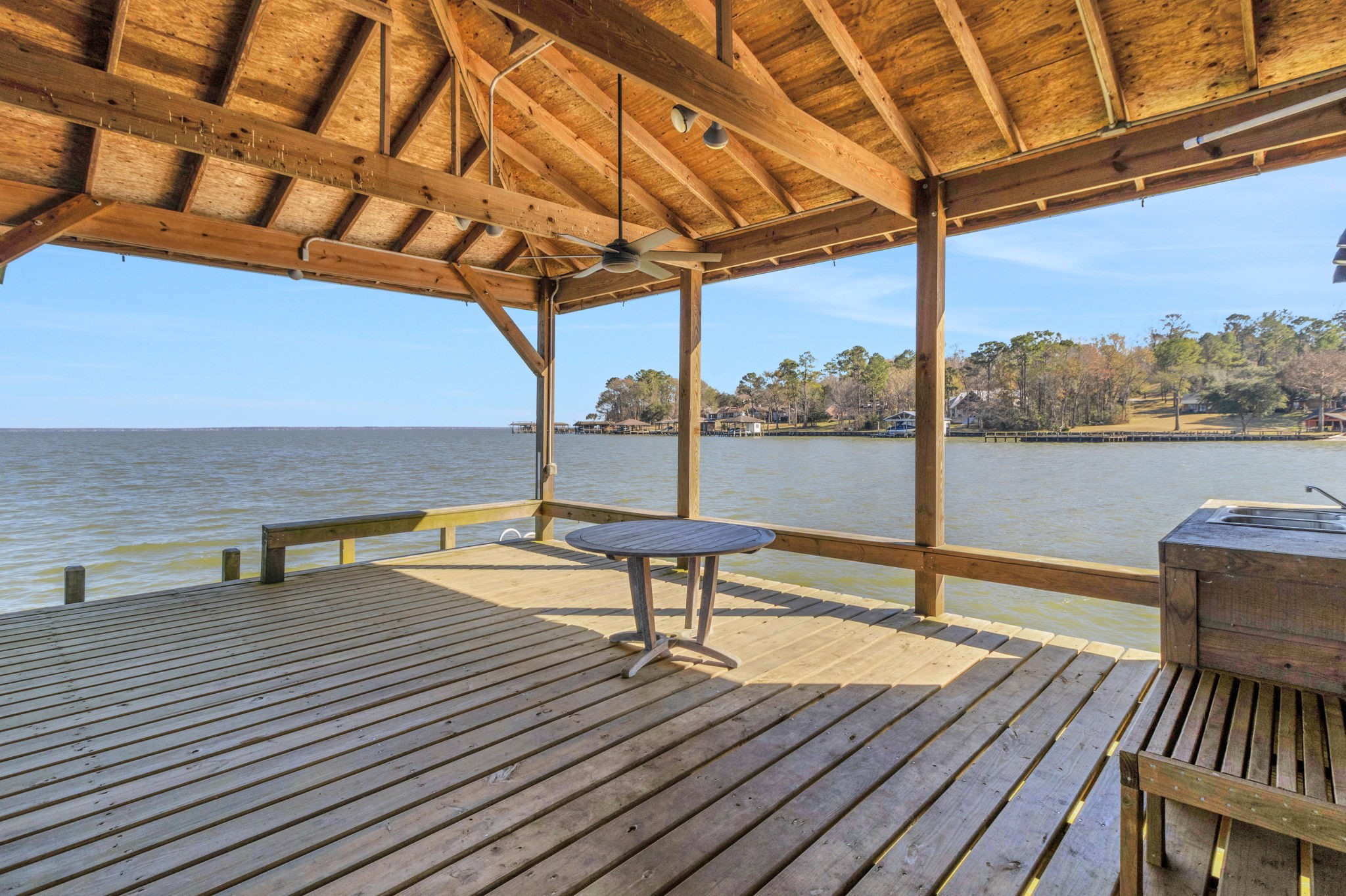290 Harbor Run Drive Coldspring, TX 77331 - Photo 35 of 42 Enjoy the lake breeze from the covered boat house