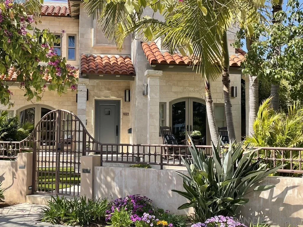 1022 G Coronado, CA 92118 - Photo 29 of 29 a front view of a house with a garden