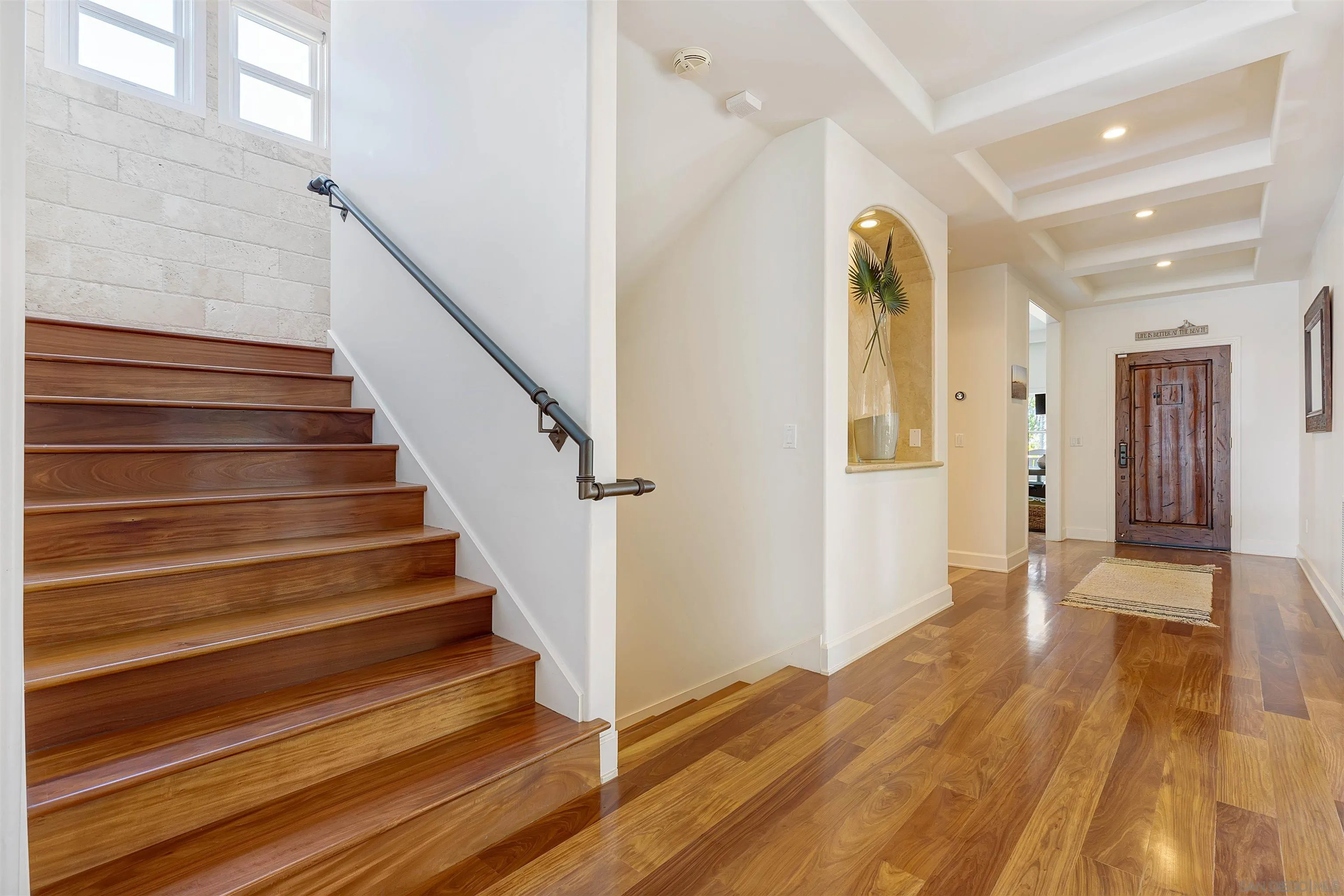 1022 G Coronado, CA 92118 - Photo 10 of 29 a view of entryway with wooden floor