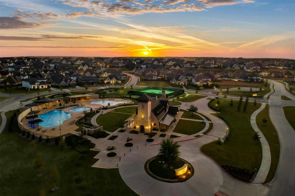1650 Oakcrest Drive Prosper, TX 75078 - Photo 38 of 40 Aerial view of property's location featuring nearby suburban area and a pool