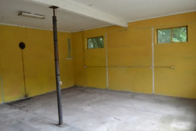 a view of a lush green forest