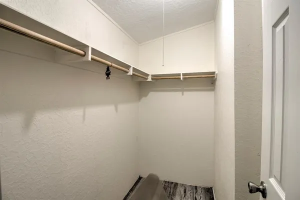 a view of walk in closet