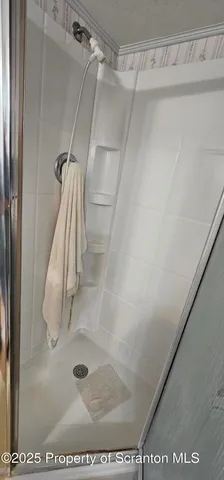 an empty room that has a window