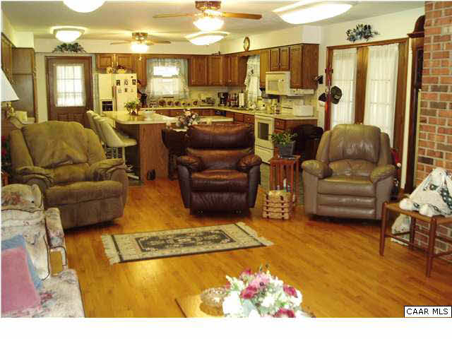1141 John Tucker Road Aroda, VA 22709 - Photo 19 of 34 Family Room Into Kitchen