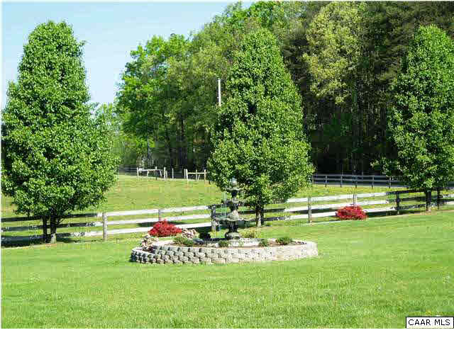 1141 John Tucker Road Aroda, VA 22709 - Photo 4 of 34 Beautiful Stone Fountain in the Front Yard