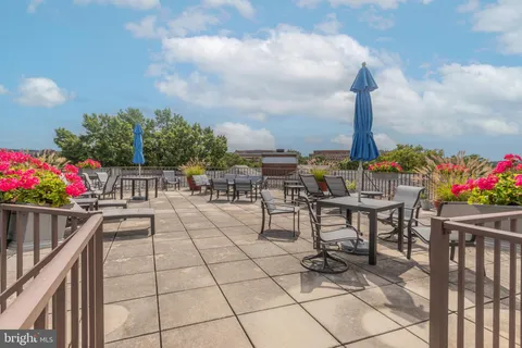 a view of outdoor space with seating space