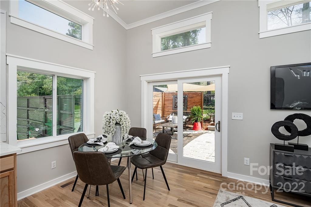 3532 Clardy Court Charlotte, NC 28205 - Photo 17 of 34 a view of a dining room with furniture window and outside view