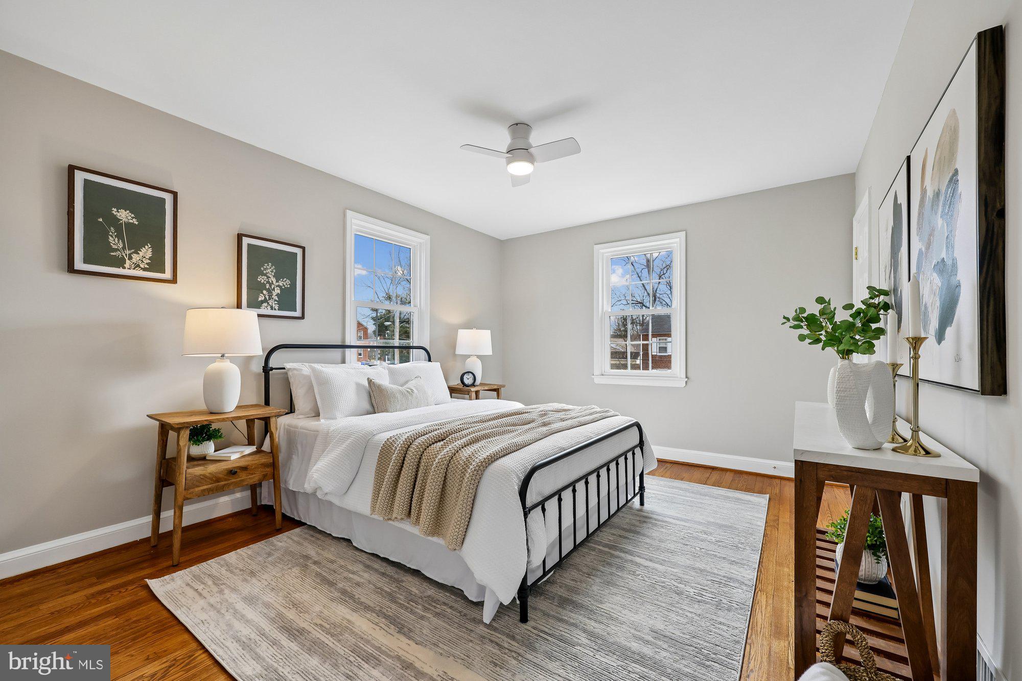 2613 Elnora Street Silver Spring, MD 20902 - Photo 20 of 54 a bedroom with bed and a window