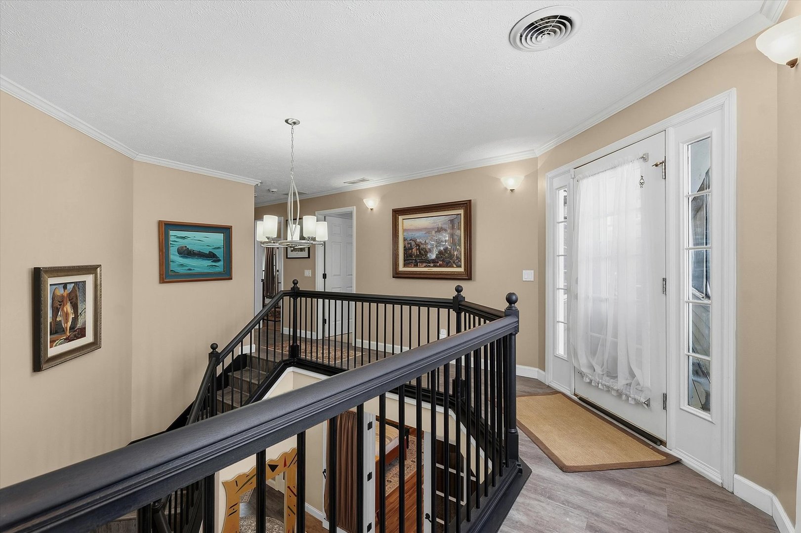 1307 Cross Creek Road Mahomet, IL 61853 - Photo 39 of 75 a view of entryway and hall with wooden floor