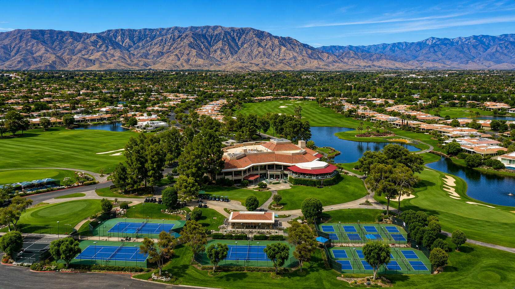 1 Surrey Court Rancho Mirage, CA 92270 - Photo 38 of 42 Morningside Club House and Tennis Courts
