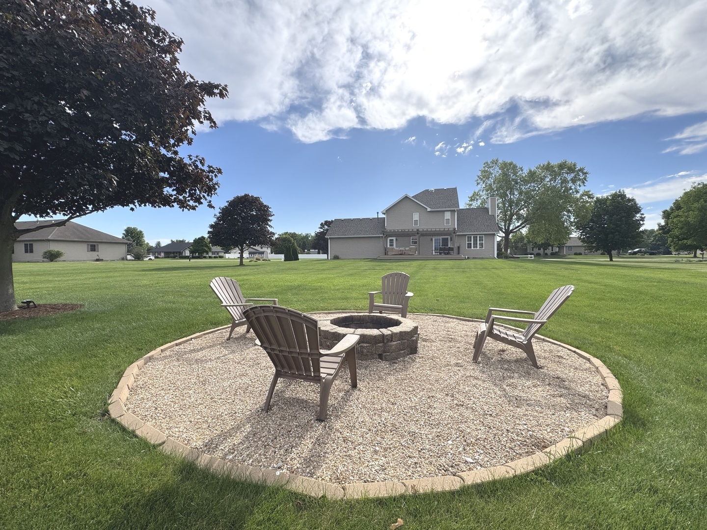 2041 Bluff Road South Kankakee, IL 60901 - Photo 37 of 39 a view of a garden with an outdoor space