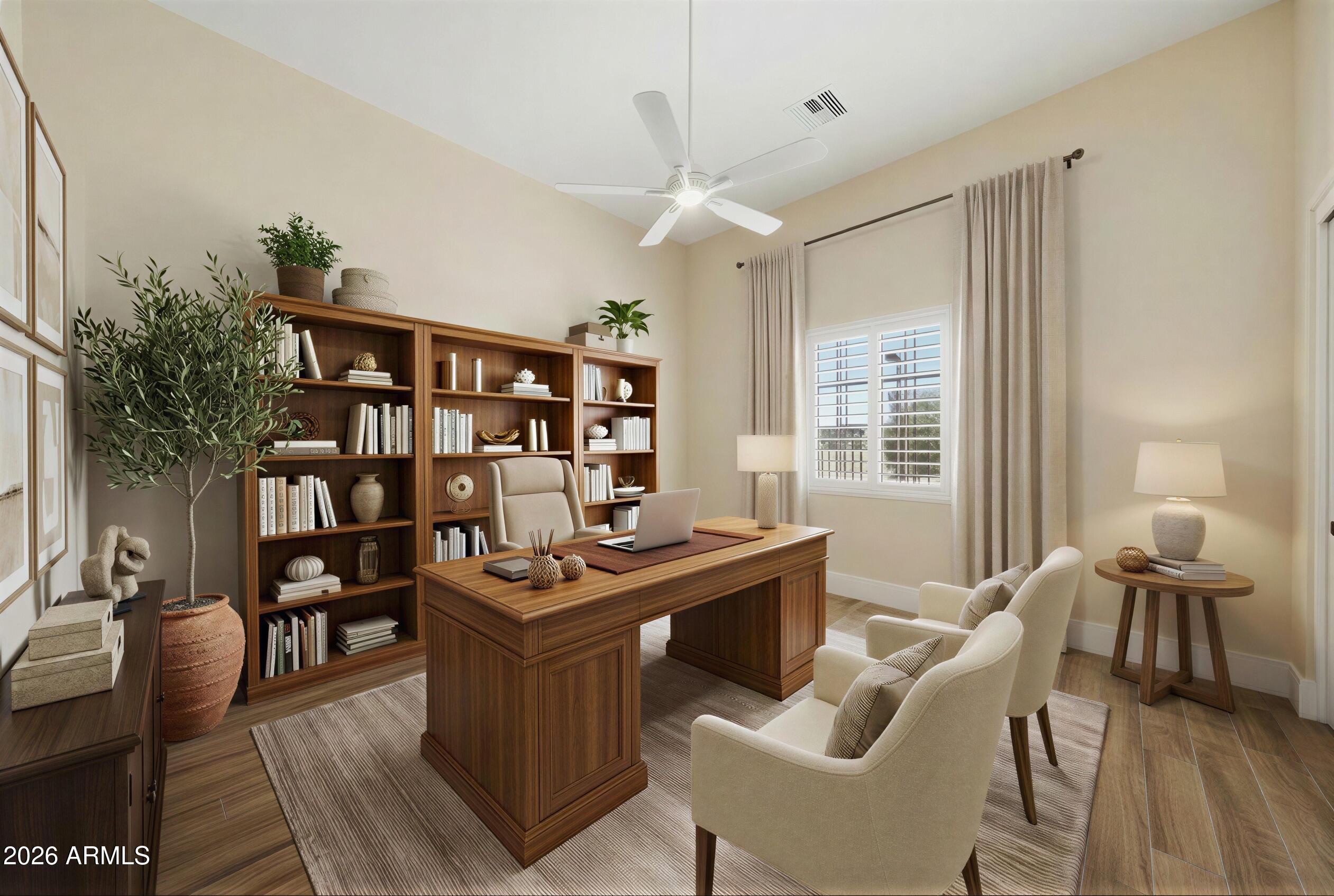 8974 North 8th Lane Phoenix, AZ 85021 - Photo 18 of 29 a view of a workspace with furniture and window