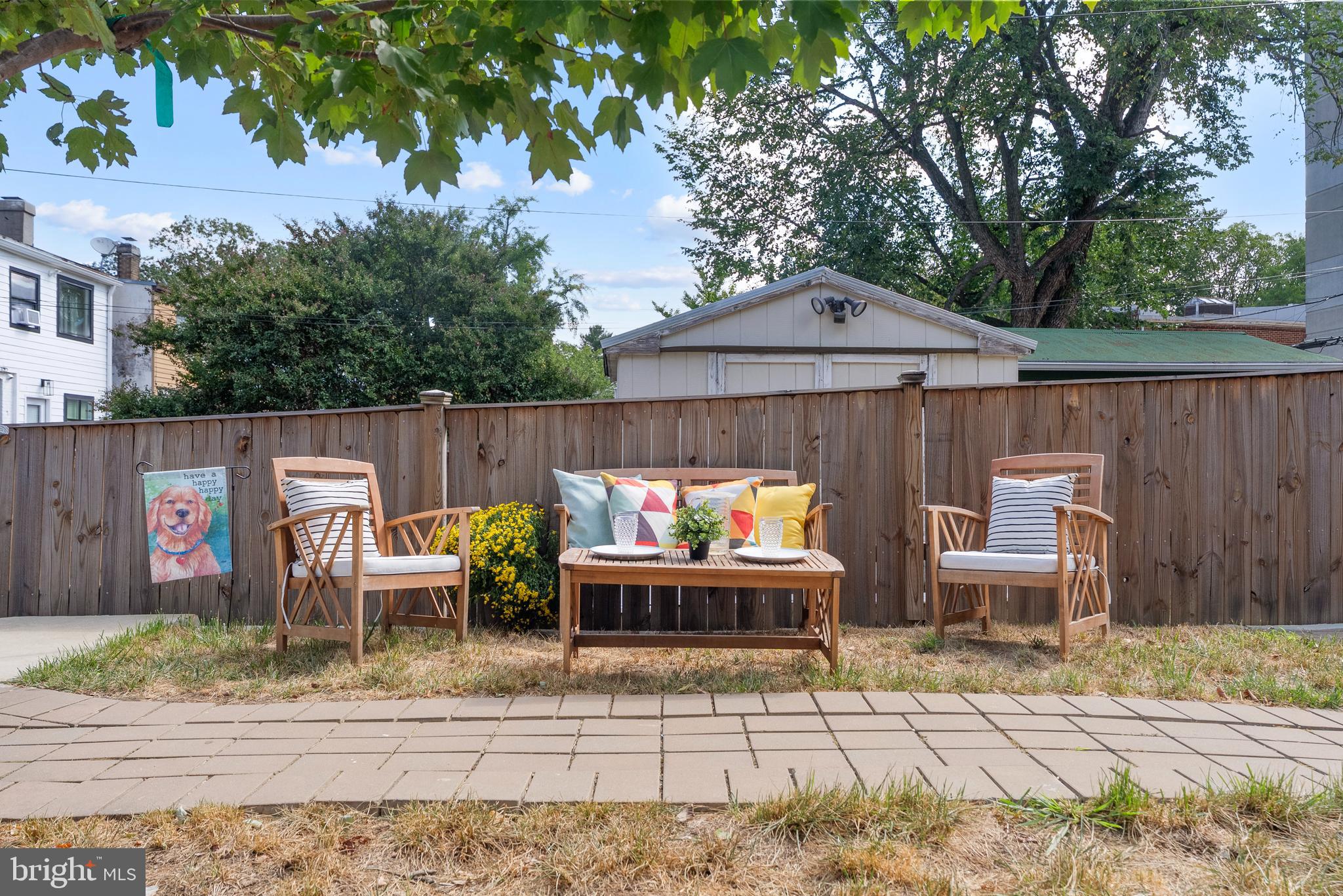 210 Varnum Street Northwest, Unit 1 Washington, DC 20011 - Photo 18 of 22 a view of a chairs and table in the patio