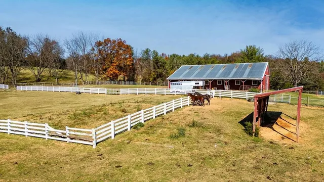 a view of an entryway with chandelier
