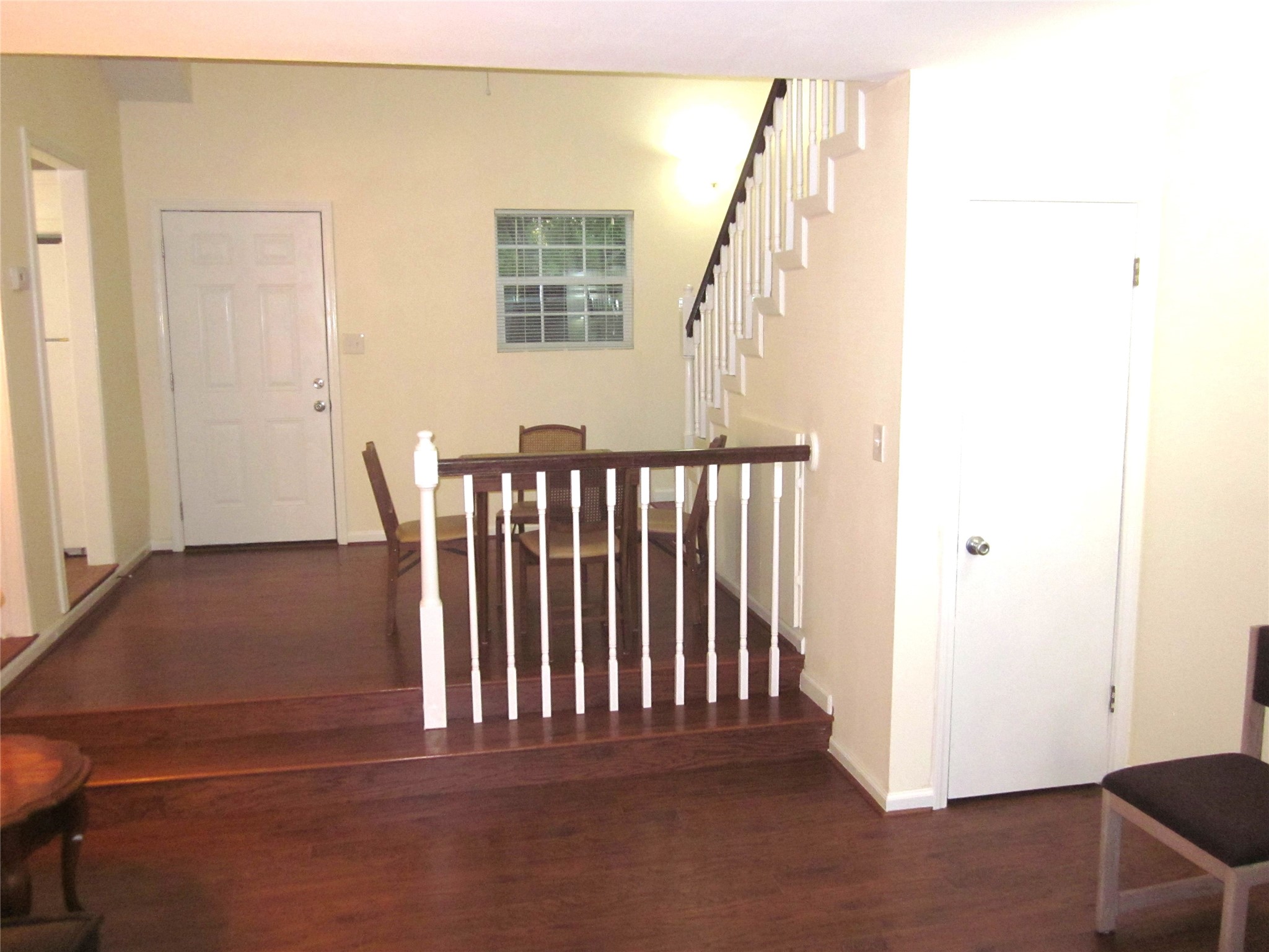 1406 Key Street Brenham, TX 77833 - Photo 44 of 50 Guest Suite B: Living and Dining rooms, staircase leading to upstairs bedroom