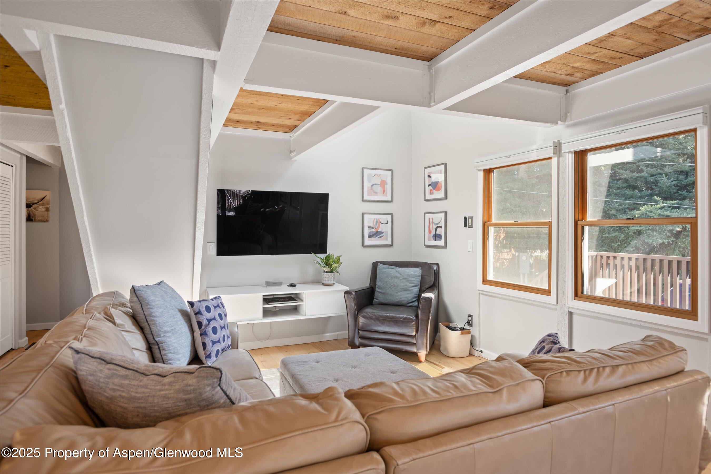 217 Longhorn Lane Basalt, CO 81621 - Photo 9 of 23 a living room with furniture and a flat screen tv