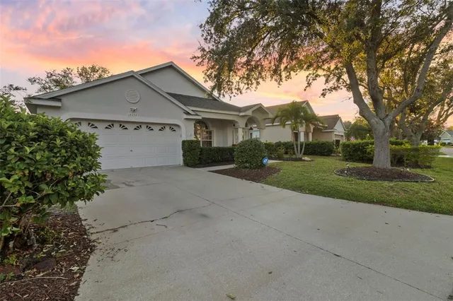 front view of house with a yard