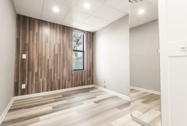 a view of a livingroom with a staircase