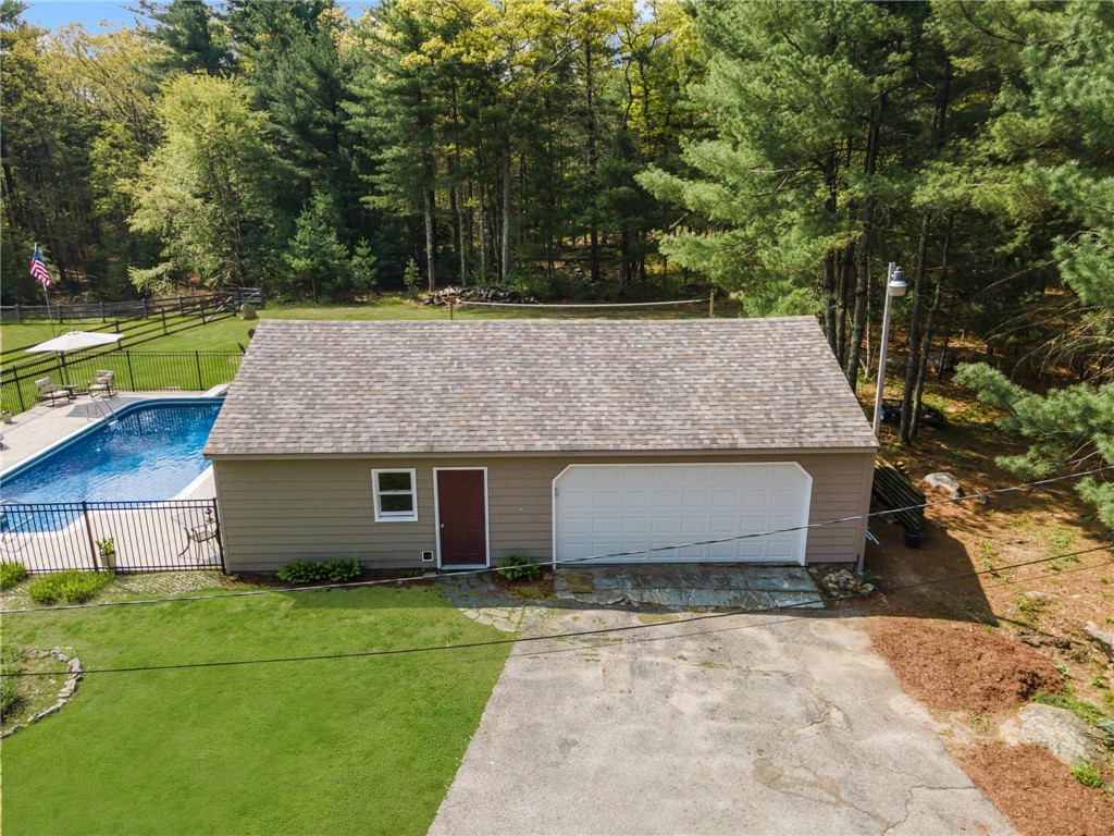 238 Nipmuc Road Scituate, RI 02825 - Photo 46 of 50 Detached 2-car garage and workshop/storage area