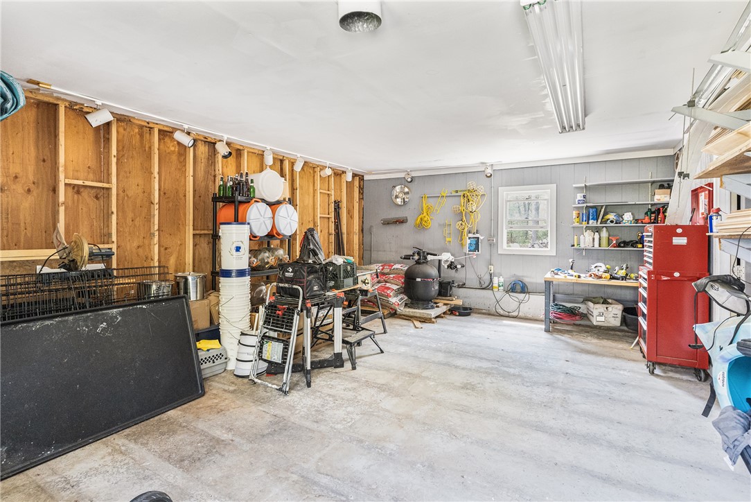 238 Nipmuc Road Scituate, RI 02825 - Photo 48 of 50 Workshop area in garage